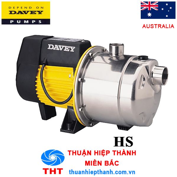 Máy bơm tự mồi đầu inox Davey HS