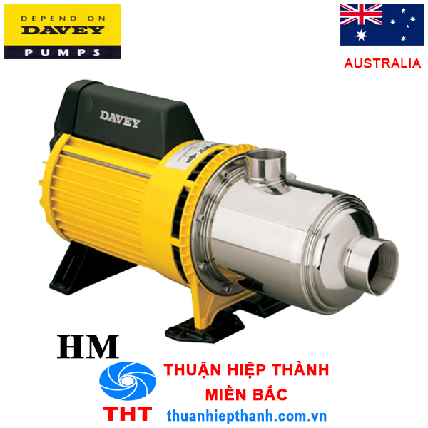 Máy bơm trục ngang đa tầng cánh Davey HM