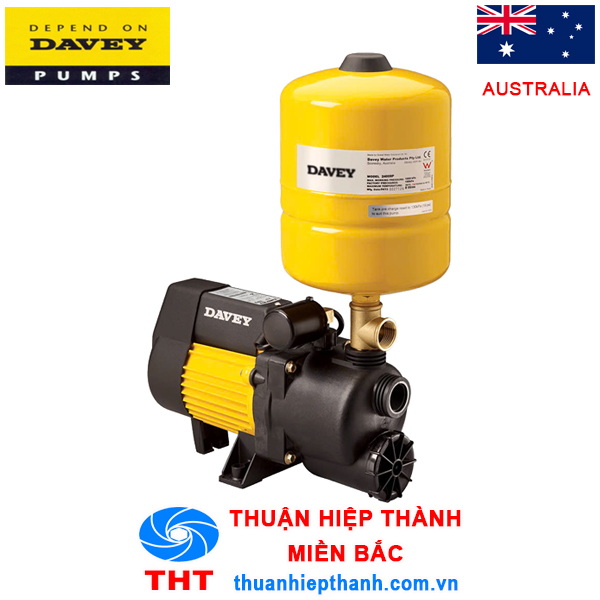 Máy bơm tăng áp cơ đầu nhựa Davey XP