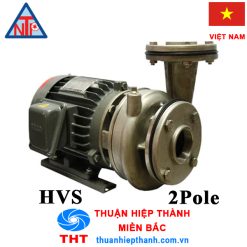 Máy bơm trục ngang đầu inox NTP HVS 2Pole