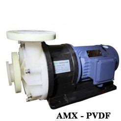 bơm hóa chất đầu nhựa PVDF - AMX
